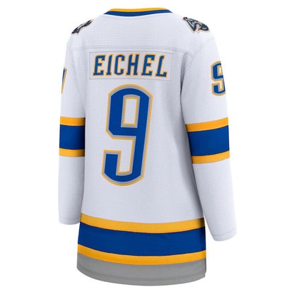 B.Sabres #9 Jack Eichel Fanatics Branded 2020-21 Special Edition Breakaway Player Jersey White Stitched American Hockey Jerseys - Main View