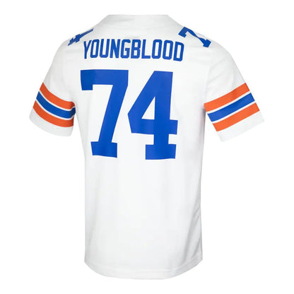 F.Gators #74 Jack Youngblood Jordan Brand Ring of Honor Untouchable Replica Jersey White Stitched American College Jerseys - Main View