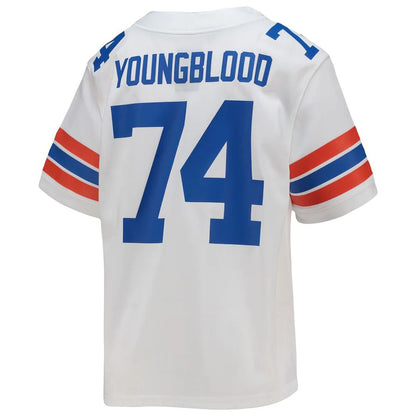 F.Gators #74 Jack Youngblood Jordan Brand Alumni Jersey White Stitched American College Jerseys - Main View