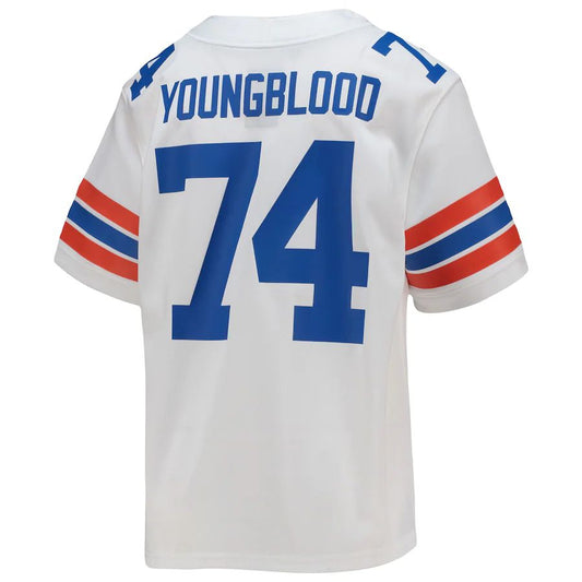 F.Gators #74 Jack Youngblood Jordan Brand Alumni Jersey White Stitched American College Jerseys - Main View