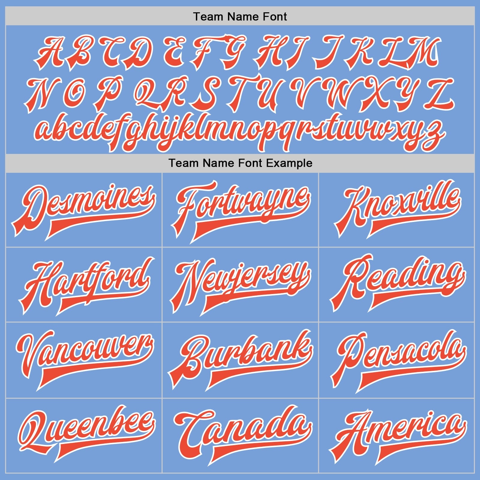 Custom Light Blue Orange-White Bomber Full-Snap Varsity Letterman Jacket view 6