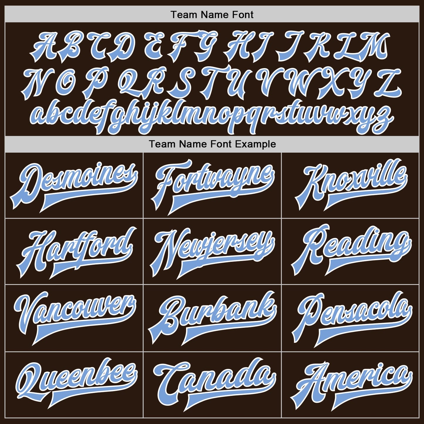 Custom Brown Light Blue-White Bomber Full-Snap Varsity Letterman Jacket view 6