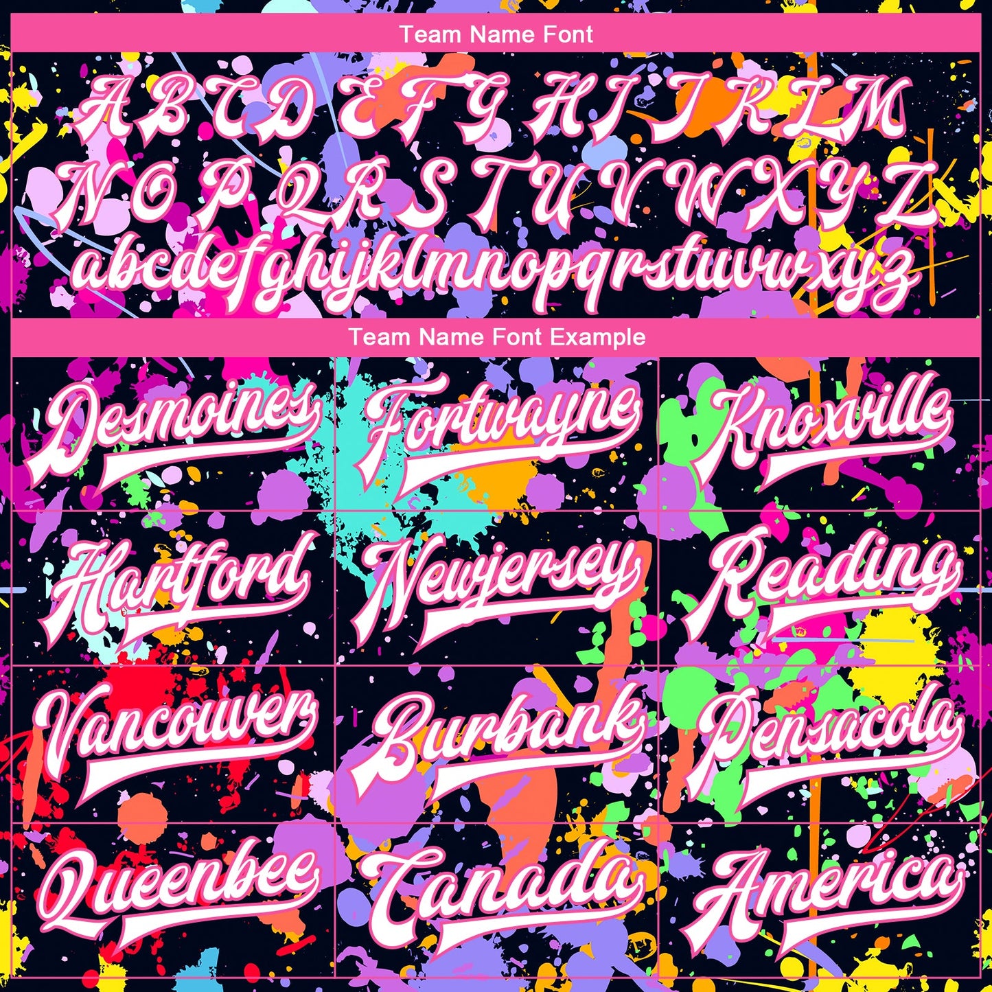 Custom Graffiti Pattern White-Pink Splashes 3D Bomber Full-Snap Varsity Letterman Jacket view 6