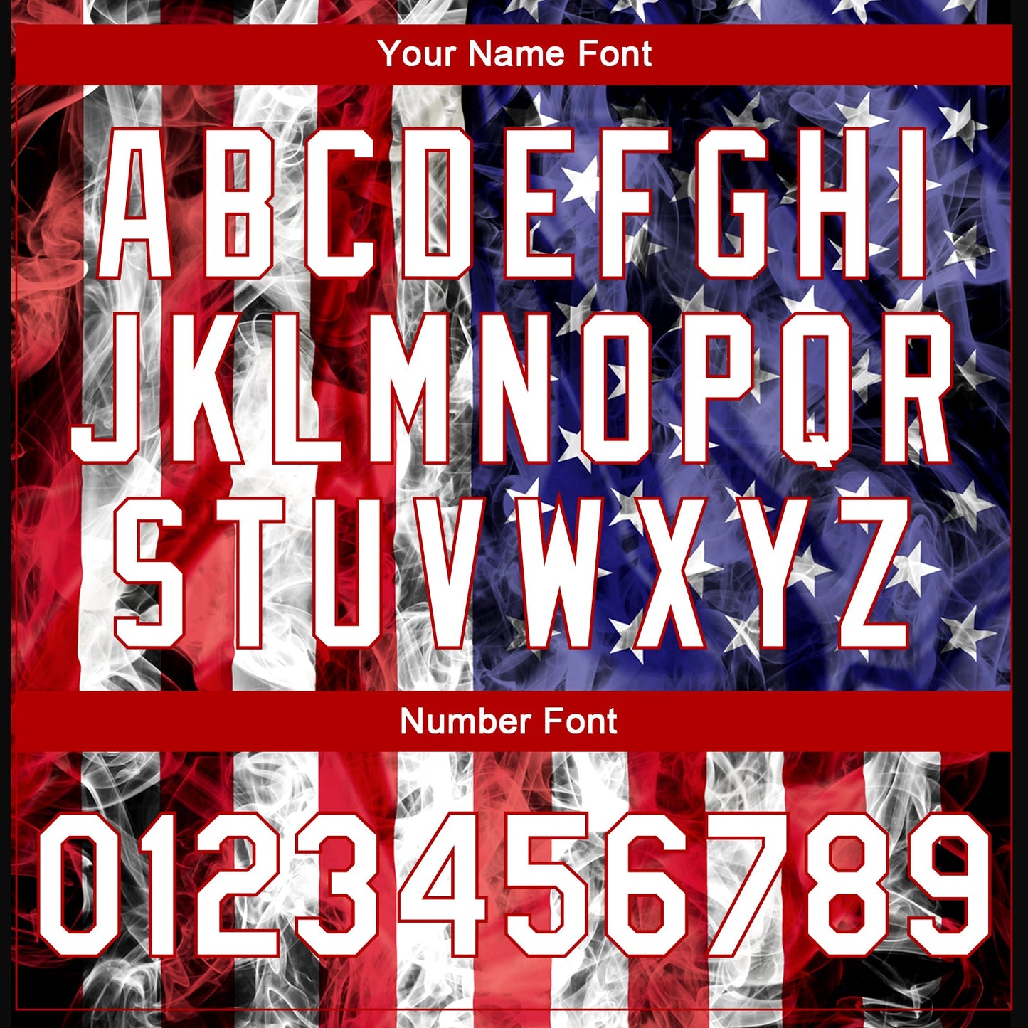 Custom White Royal-Red American Flag Fashion 3D Bomber Full-Snap Varsity Letterman Jacket view 7