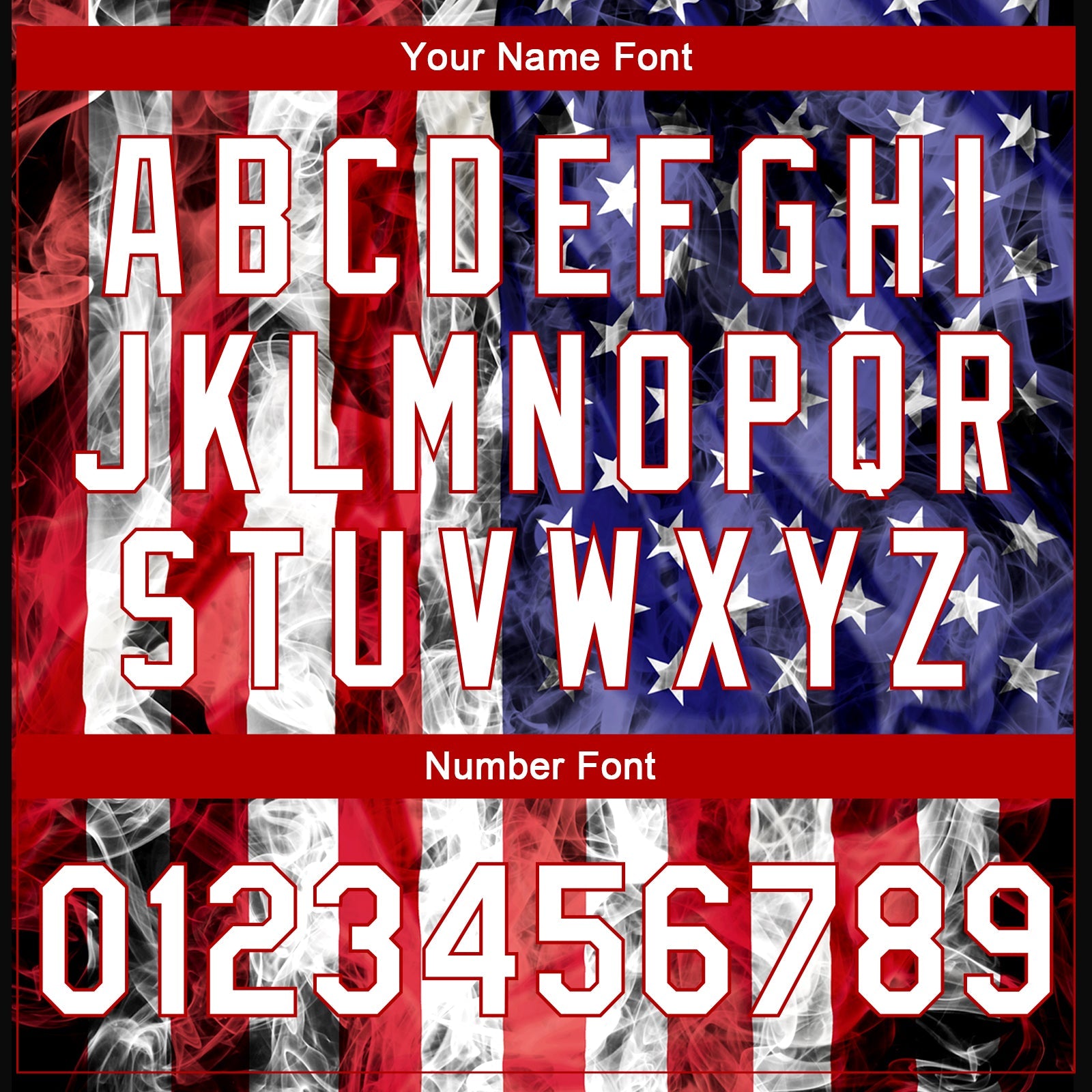 Custom White Royal-Red American Flag Fashion 3D Bomber Full-Snap Varsity Letterman Jacket view 7