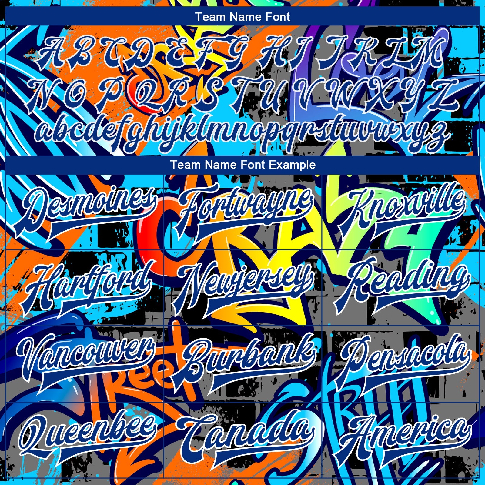 Custom Graffiti Pattern Royal-White Geometric 3D Bomber Full-Snap Varsity Letterman Jacket view 6