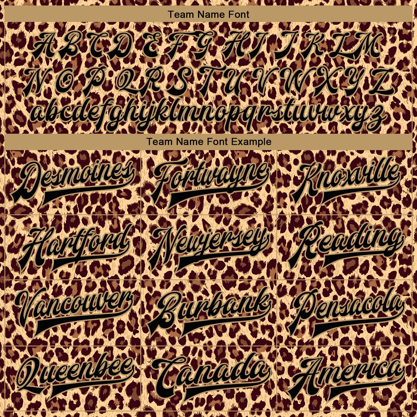 Custom Brown Black-Old Gold Leopard 3D Pattern Design Bomber Full-Snap Varsity Letterman Jacket view 6