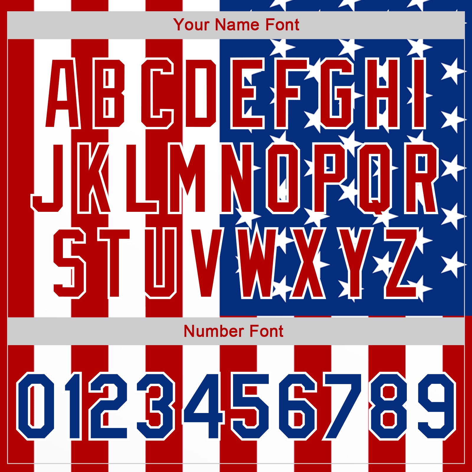 Custom White Royal-Red American Flag Fashion 3D Bomber Full-Snap Varsity Letterman Jacket view 7