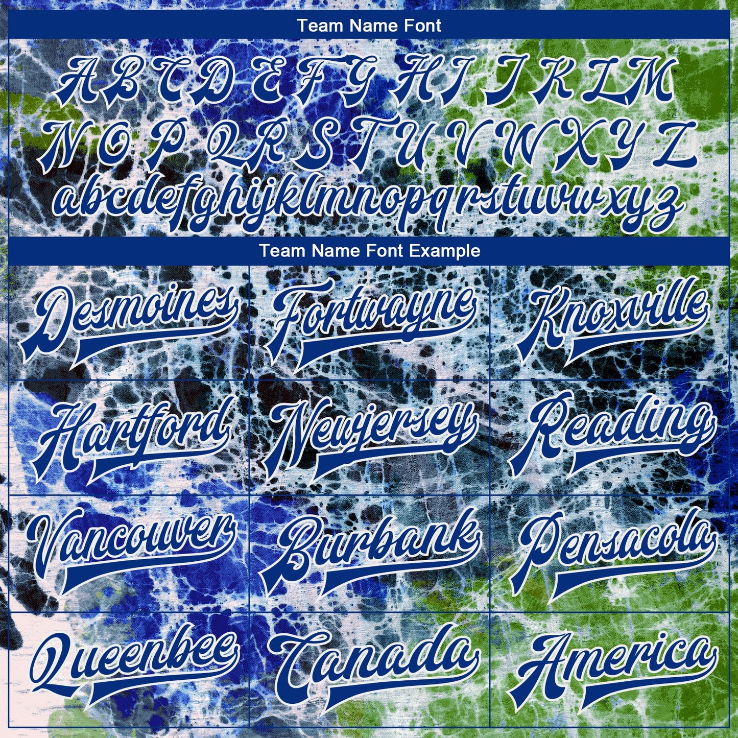Custom Tie Dye Royal-White Rainbow 3D Bomber Full-Snap Varsity Letterman Jacket view 6