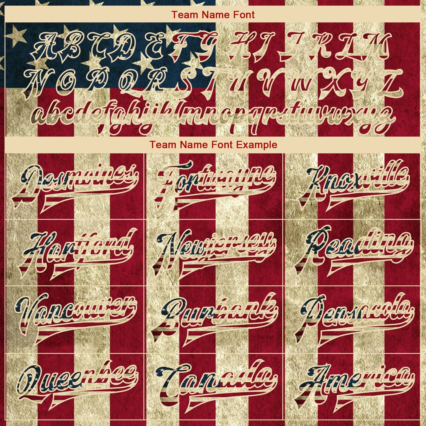 Custom Cream Vintage USA Flag-Red American Flag Fashion 3D Bomber Full-Snap Varsity Letterman Jacket view 6