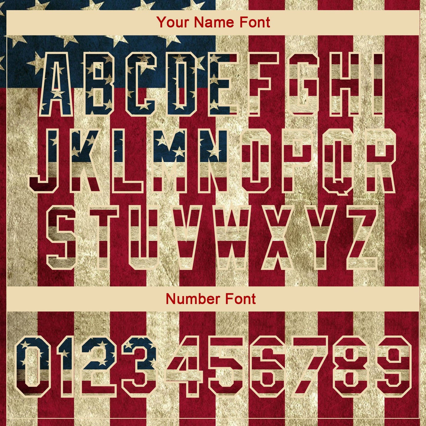 Custom Cream Vintage USA Flag-Red American Flag Fashion 3D Bomber Full-Snap Varsity Letterman Jacket view 7