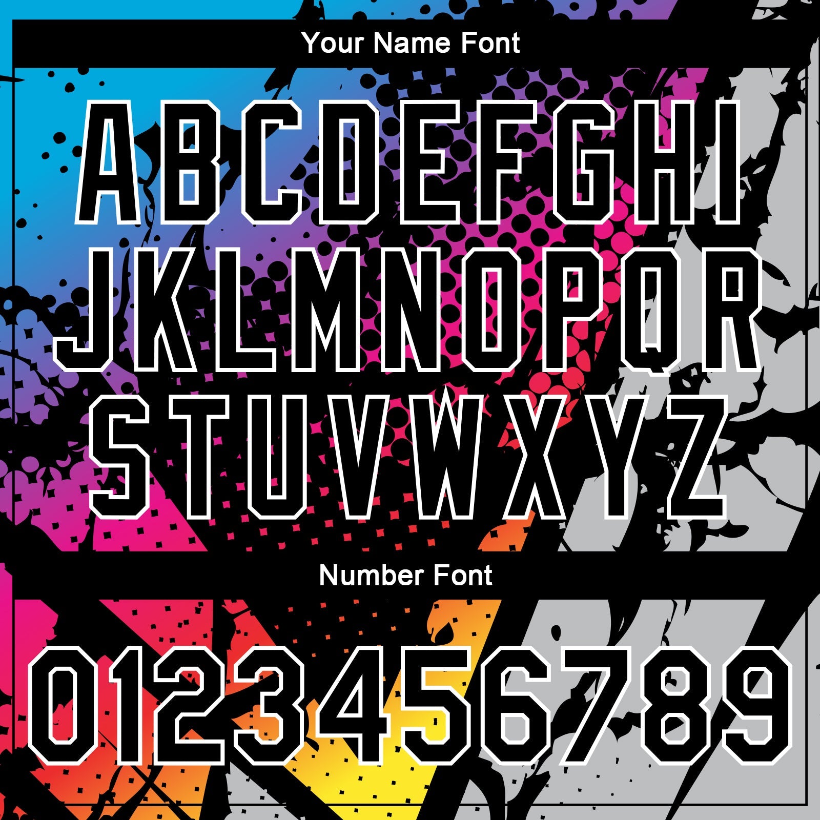 Custom Figure Black-Gray 3D Pattern Design Bomber Full-Snap Varsity Letterman Jacket view 7