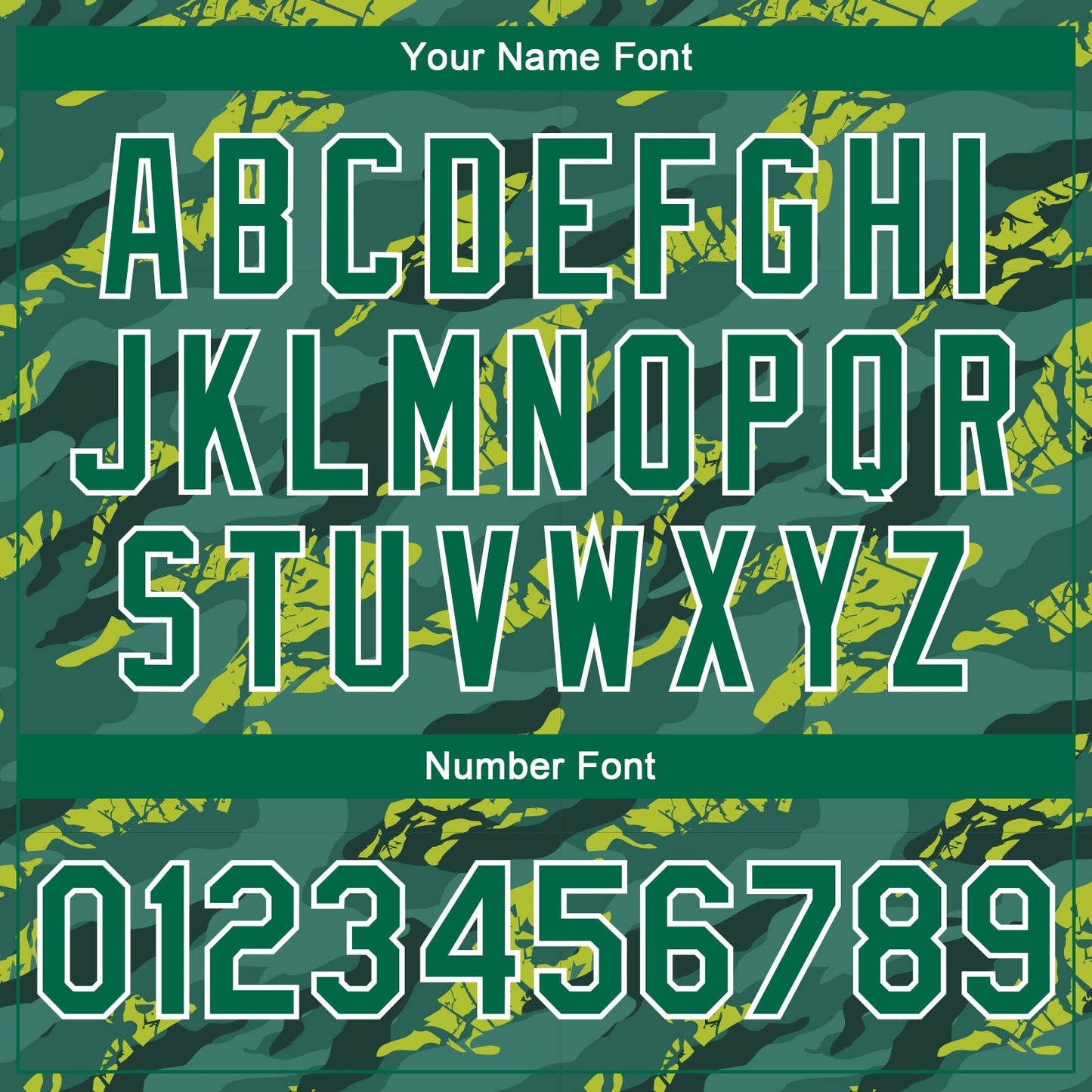 Custom Green Kelly Green-White 3D Pattern Design Bomber Full-Snap Varsity Letterman Jacket view 7