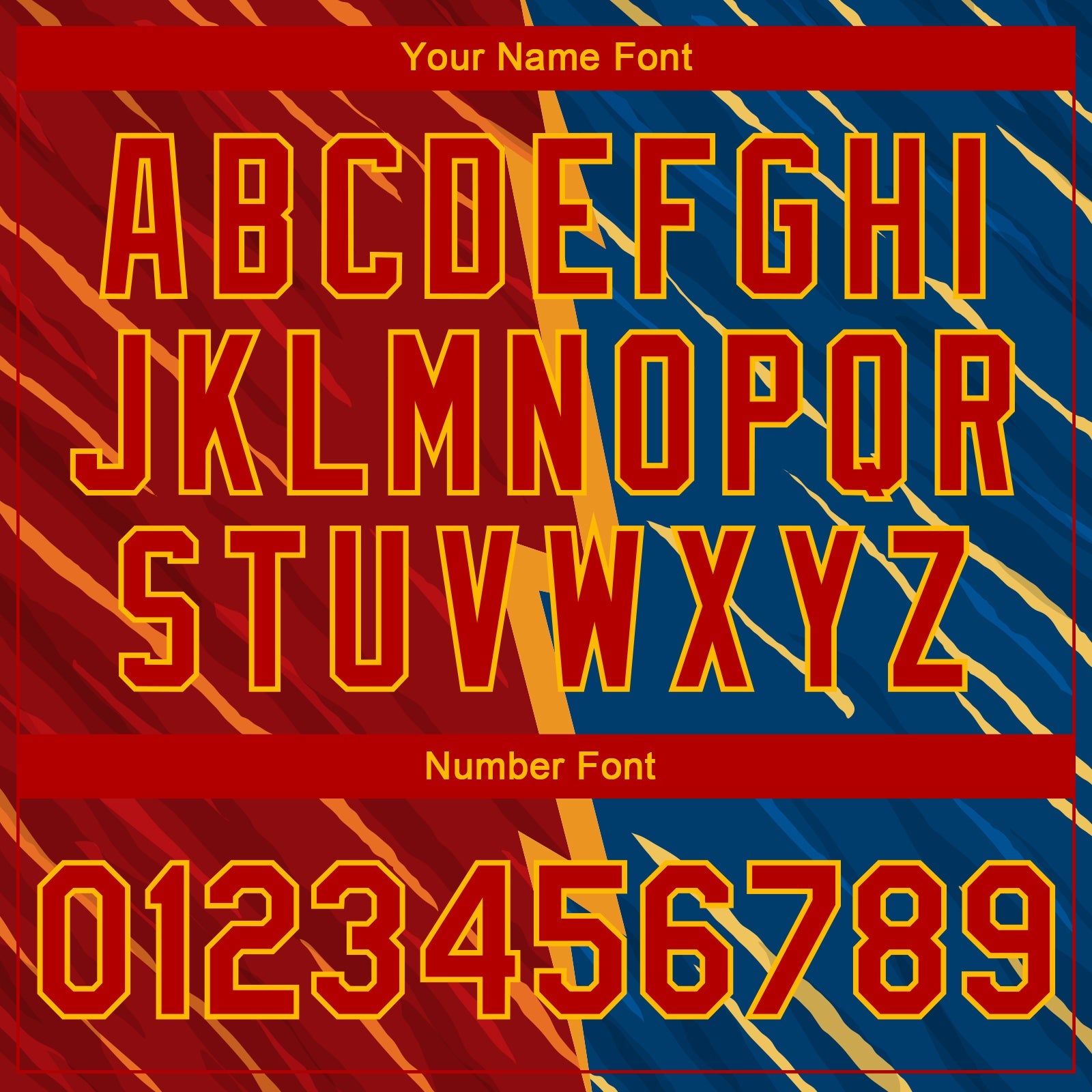 Custom Navy Red-Gold 3D Pattern Design Bomber Full-Snap Varsity Letterman Jacket view 7