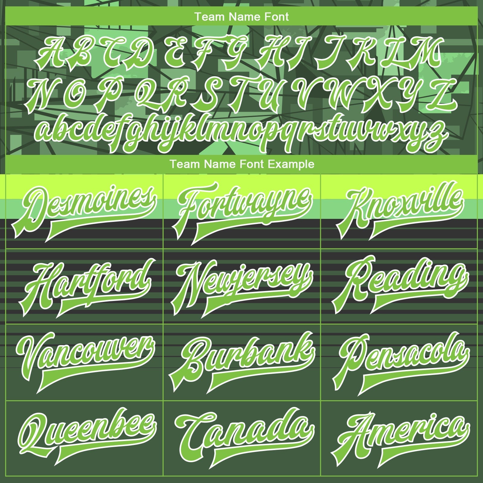 Custom Green Neon Green-White 3D Pattern Design Bomber Full-Snap Varsity Letterman Jacket view 6
