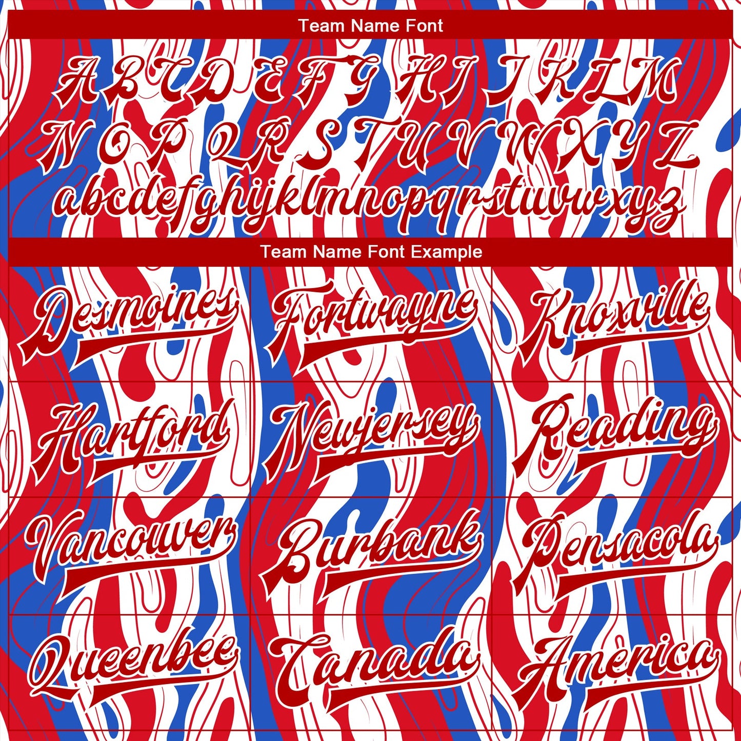Custom Figure Red-Royal 3D Pattern Design Bomber Full-Snap Varsity Letterman Jacket view 6