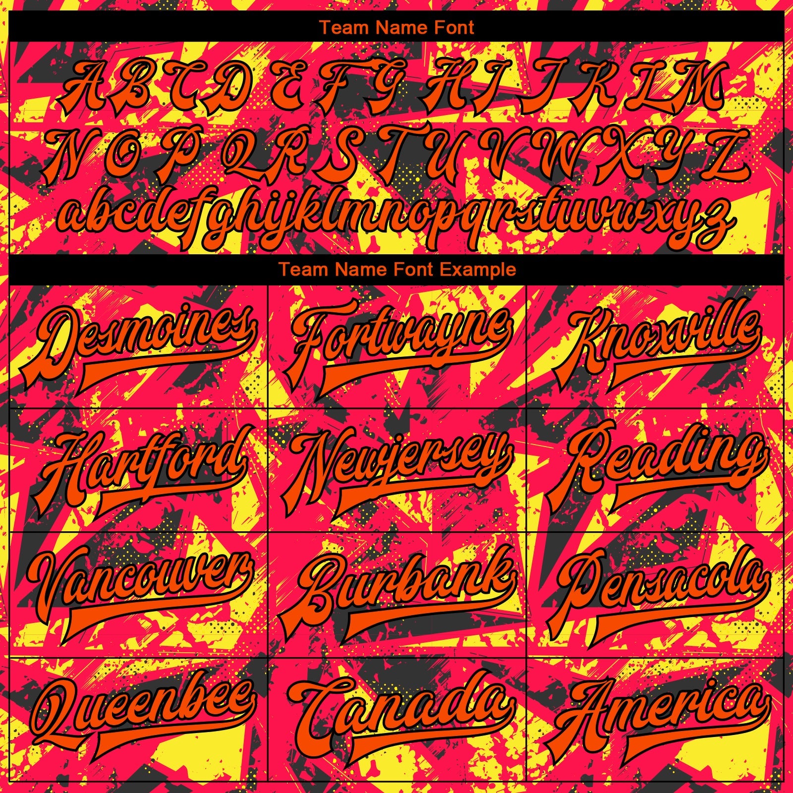 Custom Red Orange Gold-Black 3D Pattern Design Bomber Full-Snap Varsity Letterman Jacket view 6