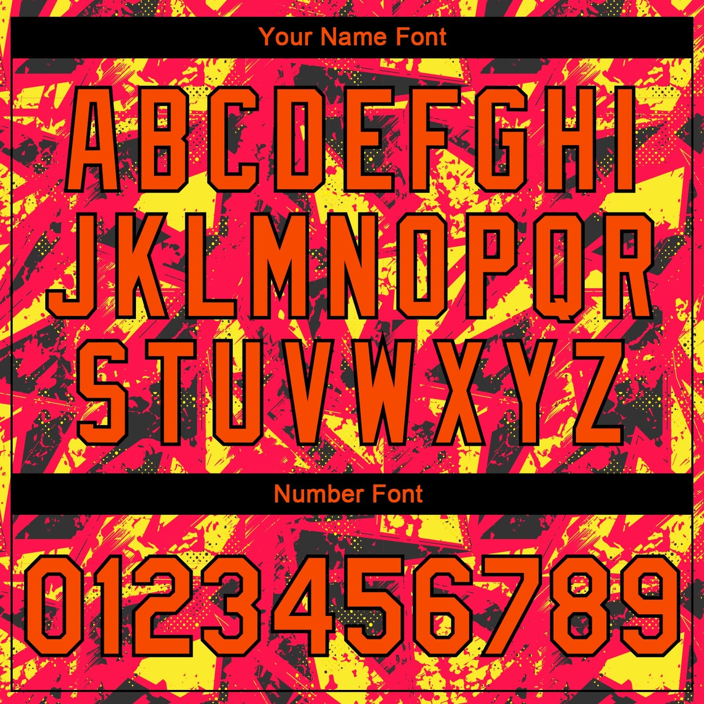 Custom Red Orange Gold-Black 3D Pattern Design Bomber Full-Snap Varsity Letterman Jacket view 7