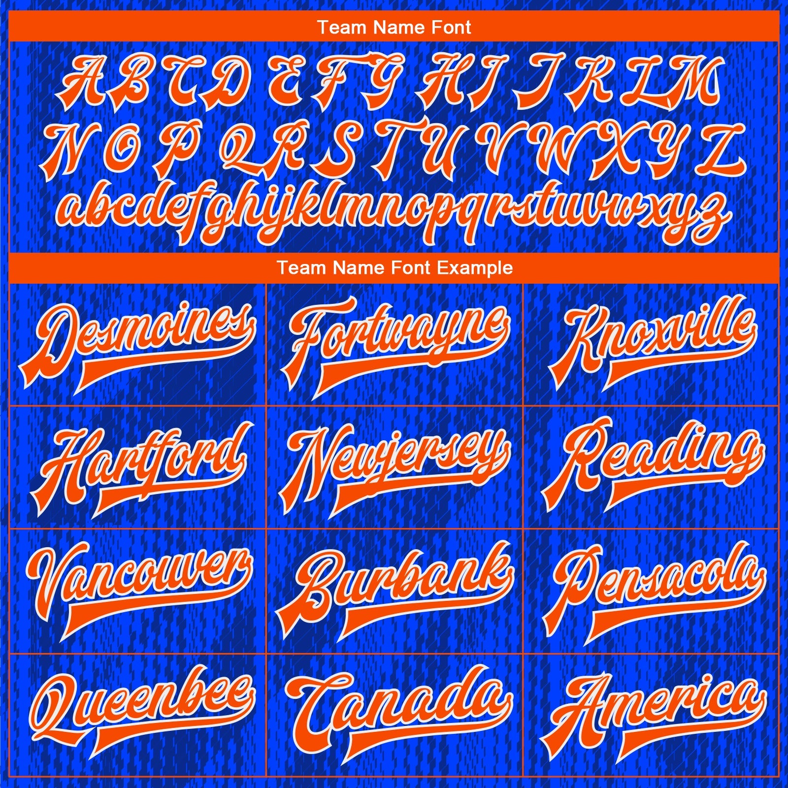 Custom Royal Orange-Navy 3D Pattern Design Bomber Full-Snap Varsity Letterman Jacket view 6