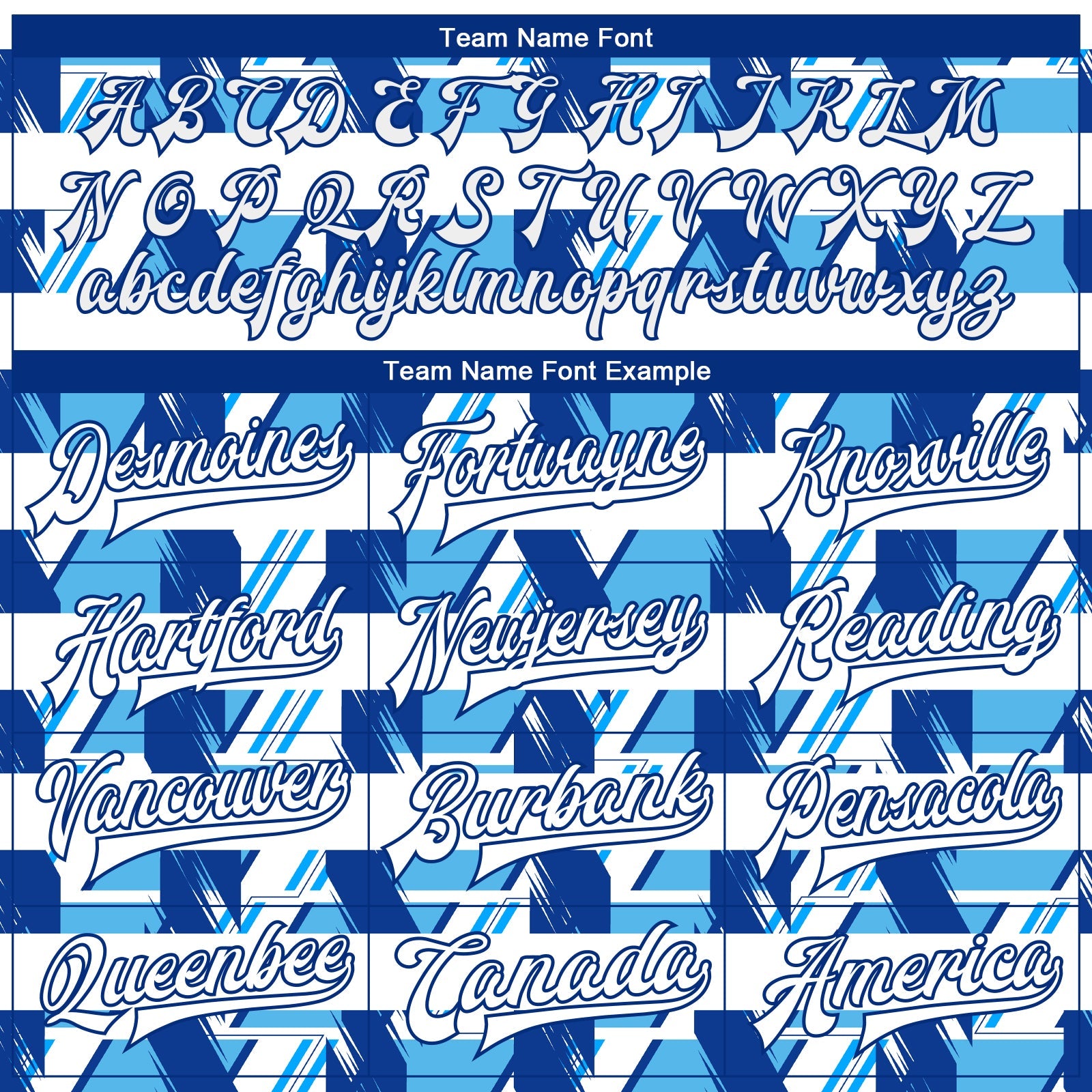 Custom Royal White-Light Blue 3D Pattern Design Bomber Full-Snap Varsity Letterman Jacket view 6