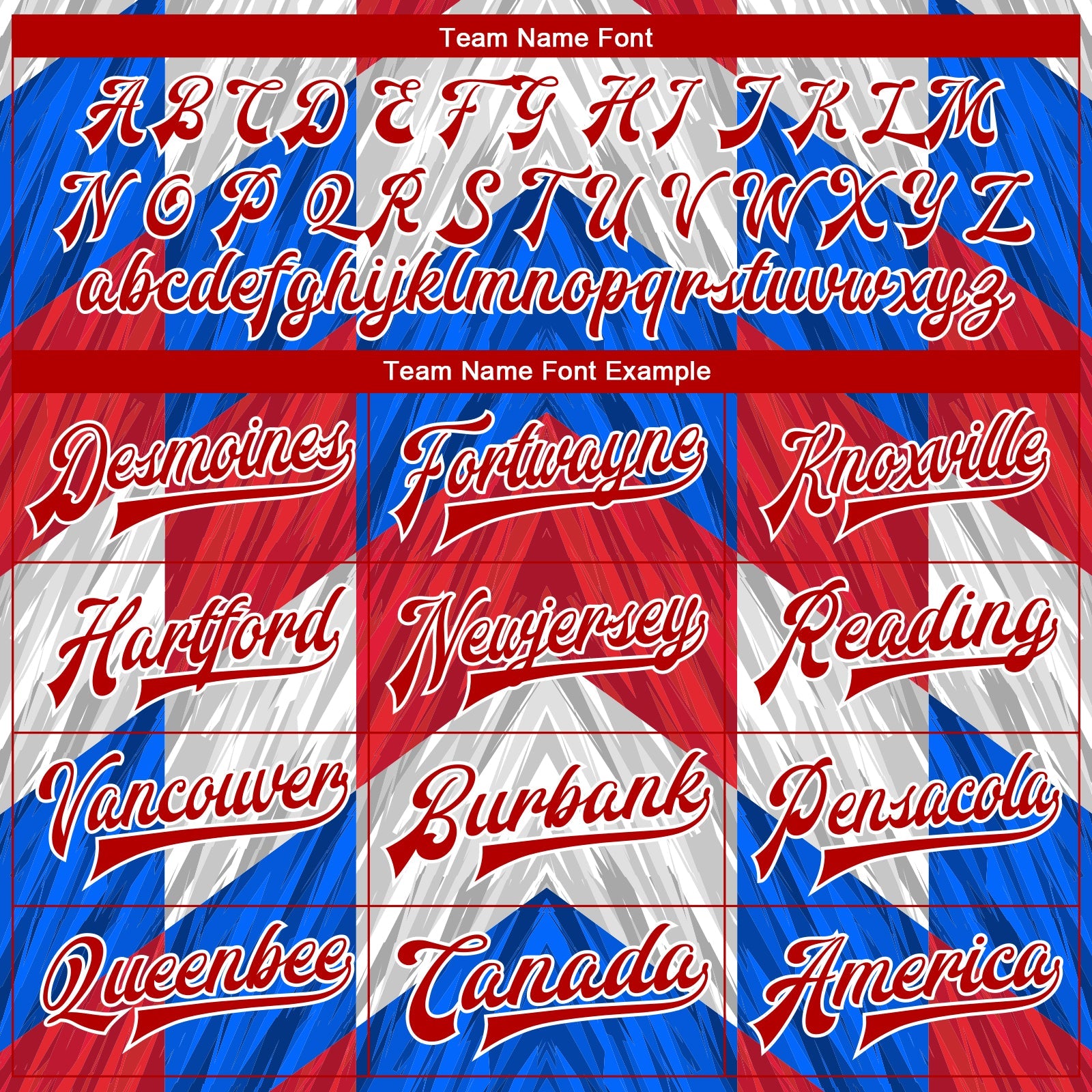 Custom Red Royal-White 3D Pattern Design Bomber Full-Snap Varsity Letterman Jacket view 6