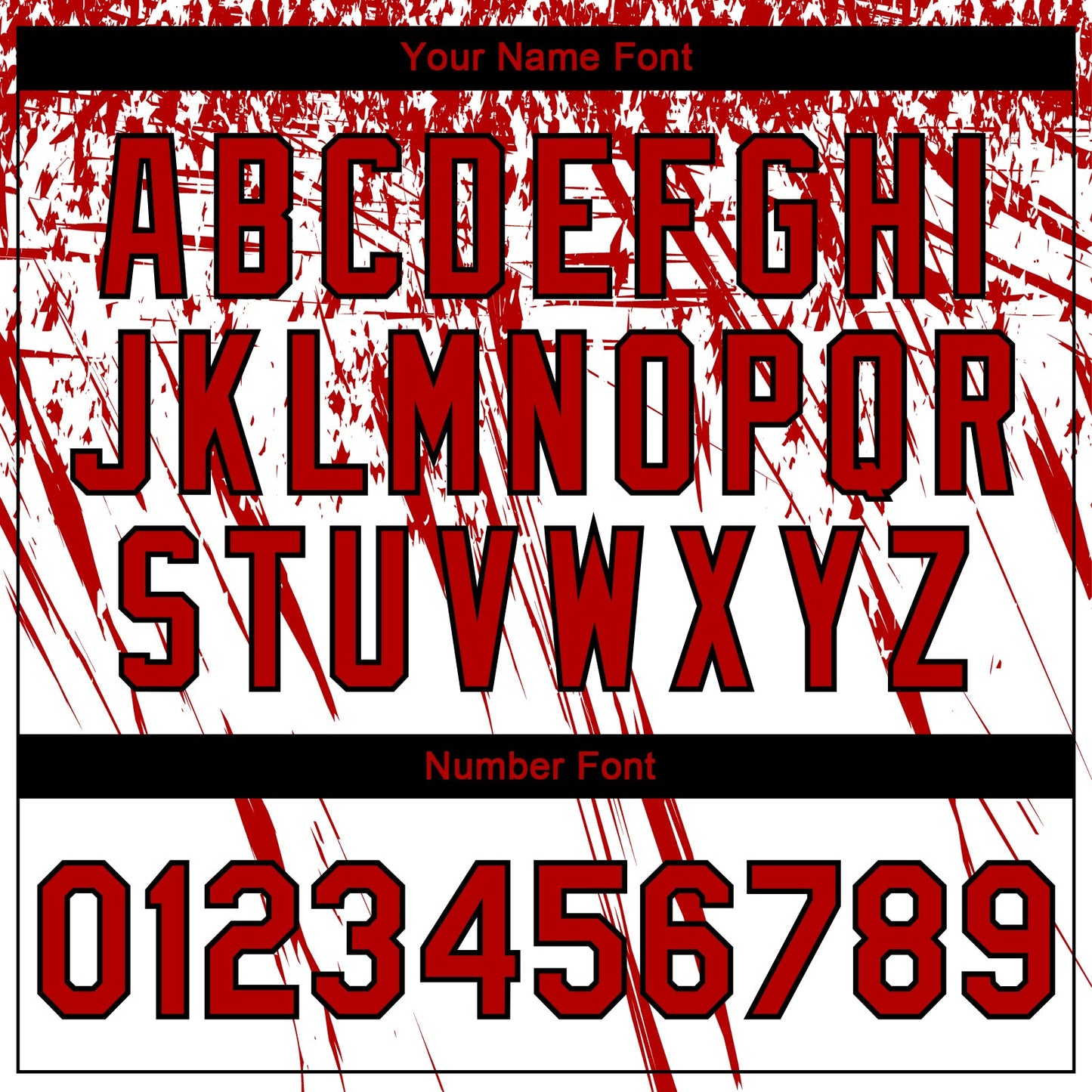 Custom White Red-Black 3D Pattern Design Bomber Full-Snap Varsity Letterman Jacket view 7