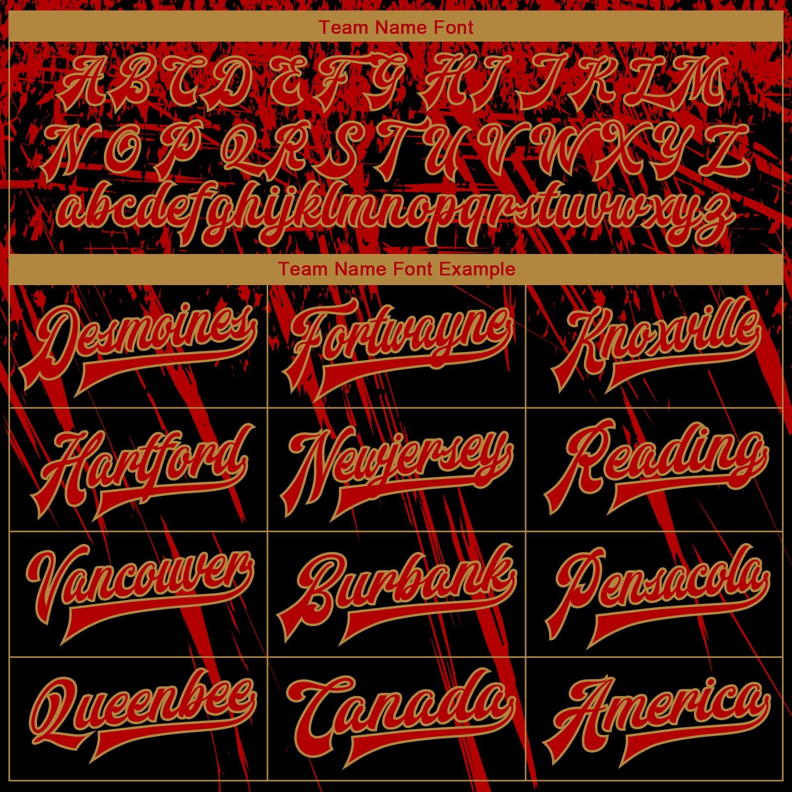 Custom Black Red-Old Gold 3D Pattern Design Bomber Full-Snap Varsity Letterman Jacket view 6