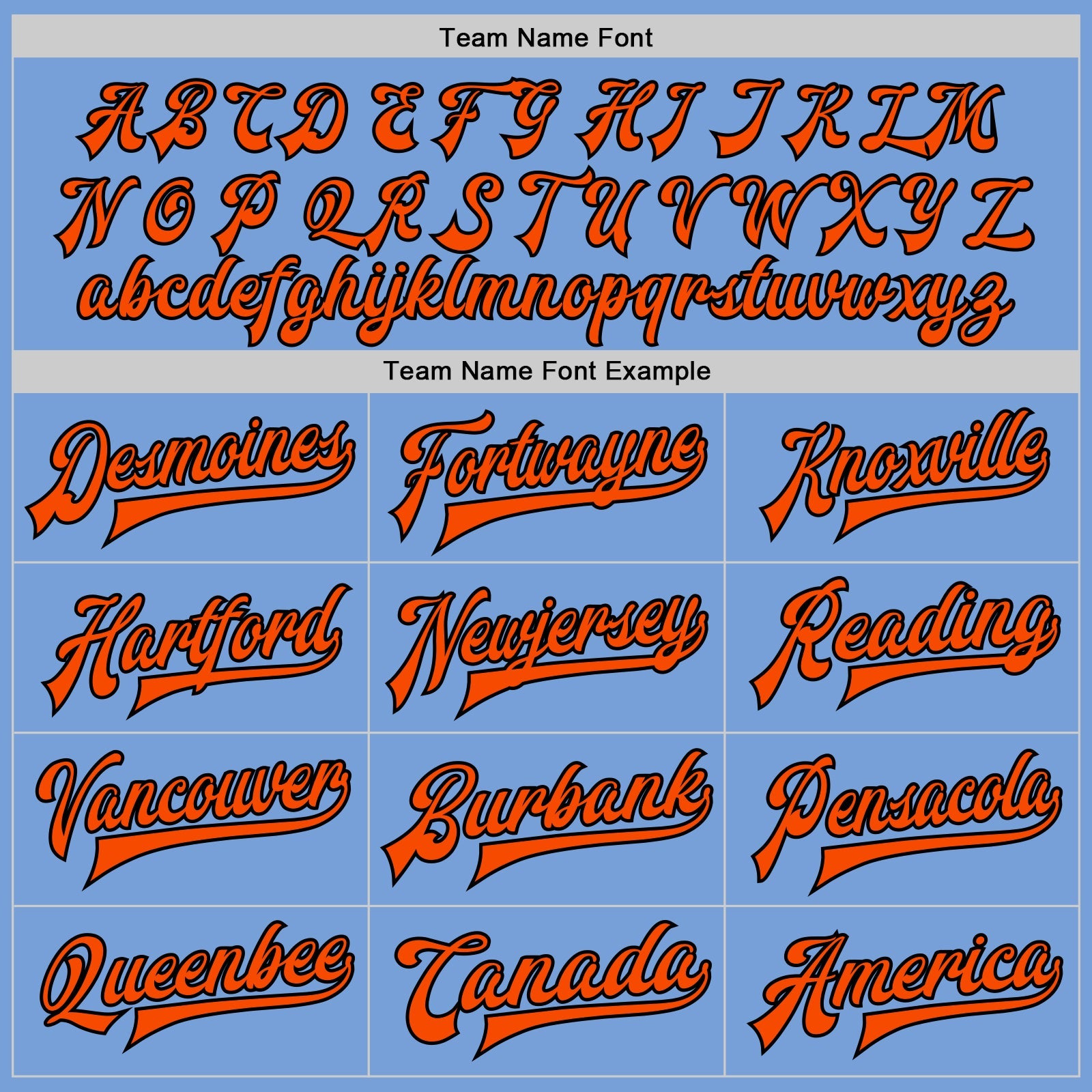 Custom Light Blue Orange-Black Bomber Full-Snap Varsity Letterman Two Tone Jacket view 6