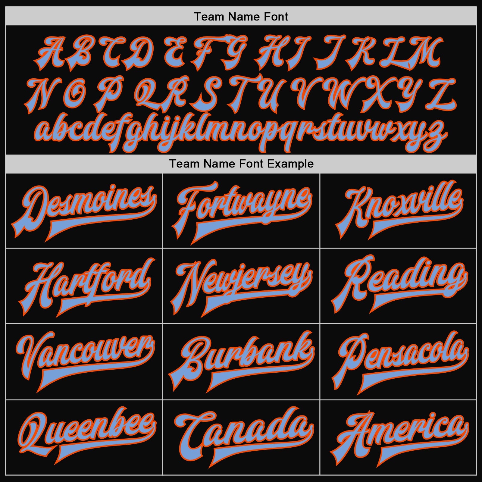 Custom Black Light Blue-Orange Bomber Full-Snap Varsity Letterman Two Tone Jacket view 6