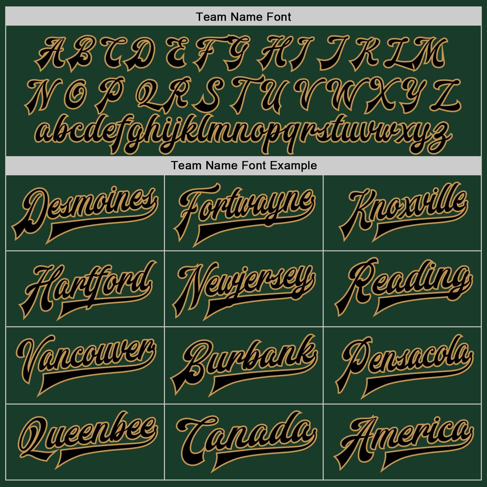 Custom Green Black-Old Gold Bomber Full-Snap Varsity Letterman Jacket view 6