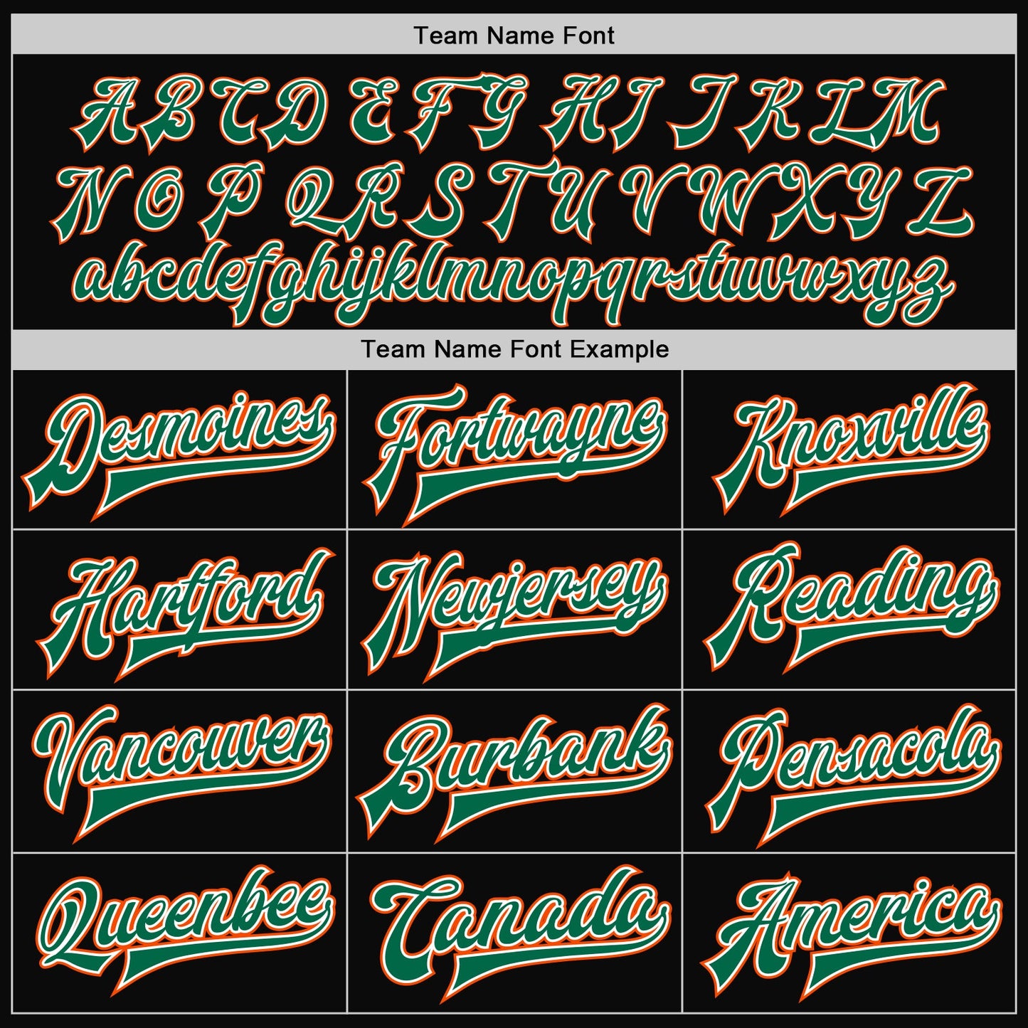 Custom Black Kelly Green-Orange Bomber Full-Snap Varsity Letterman Jacket view 6