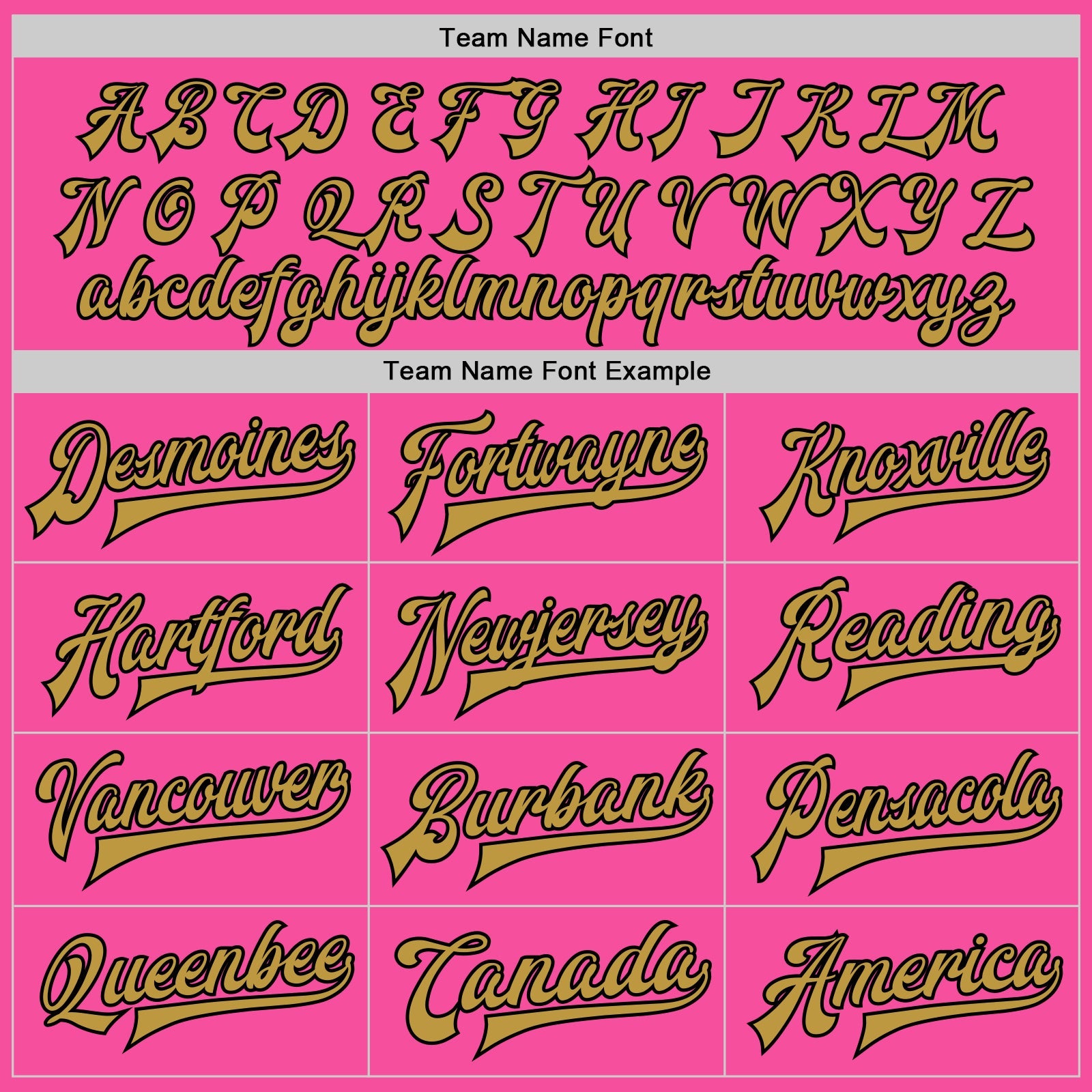 Custom Pink Old Gold-Black Bomber Full-Snap Varsity Letterman Jacket view 6
