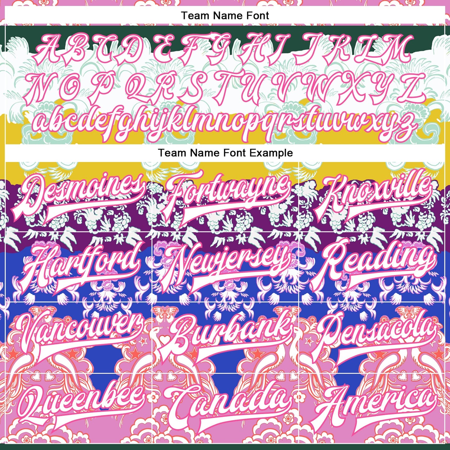 Custom White Pink-Gold Heron 3D Pattern Design Bomber Full-Snap Varsity Letterman Jacket view 6
