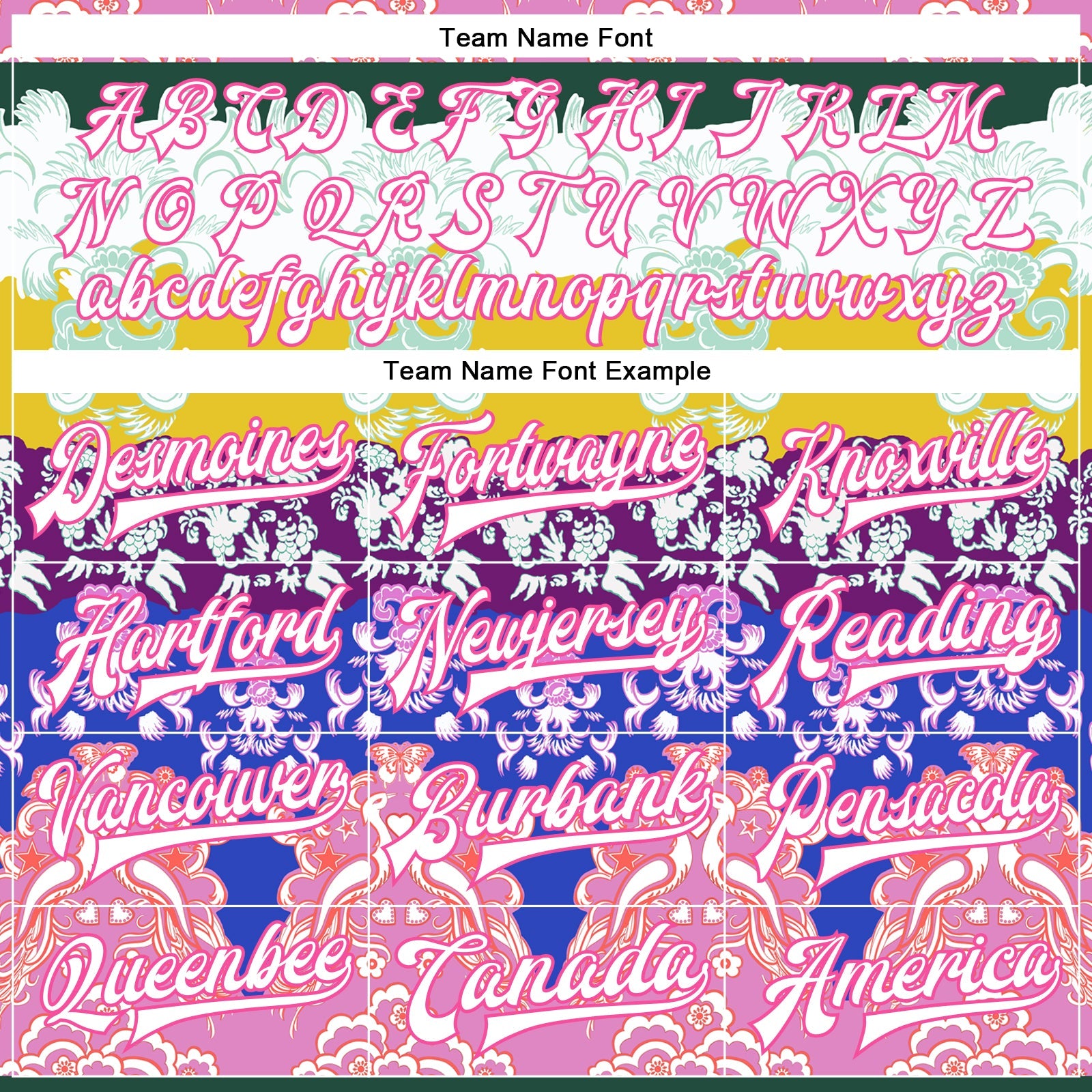 Custom White Pink-Gold Heron 3D Pattern Design Bomber Full-Snap Varsity Letterman Jacket view 6