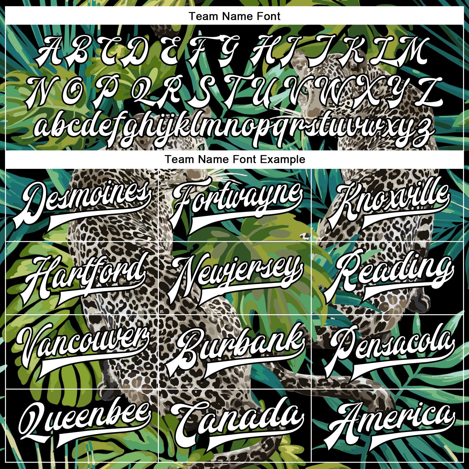 Custom Black White Leopard And Tropical Palm Plants 3D Bomber Full-Snap Varsity Letterman Jacket view 6