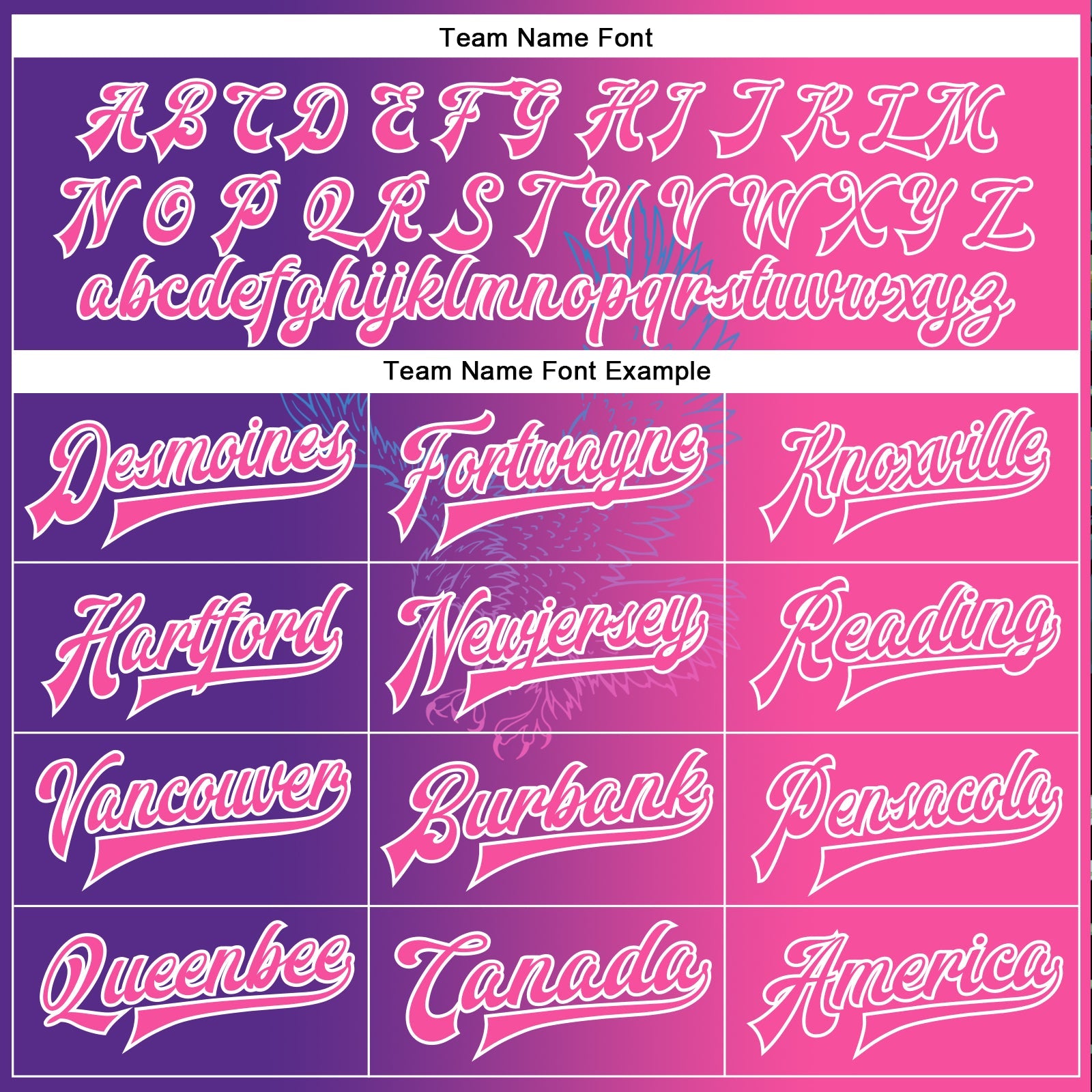 Custom Purple Pink-White Eagle 3D Pattern Design Bomber Full-Snap Varsity Letterman Jacket view 6