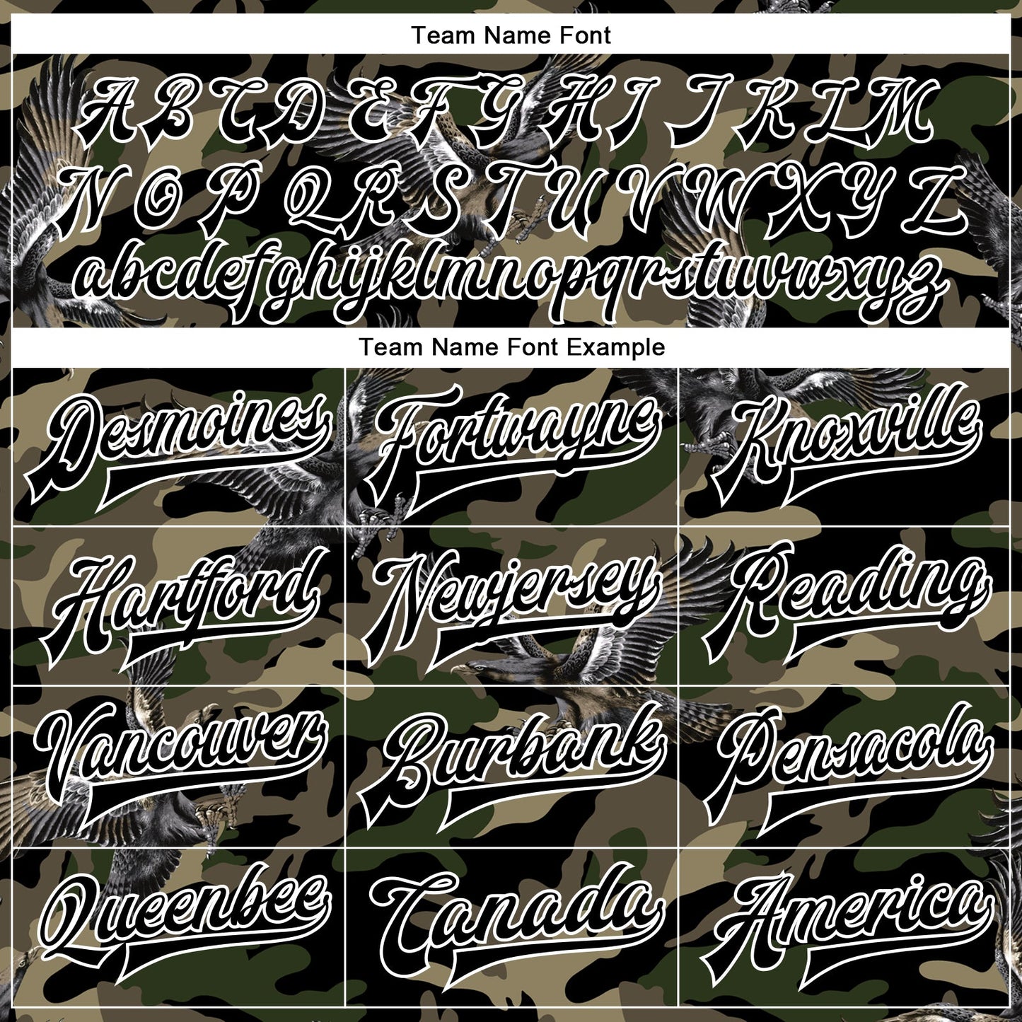 Custom Camo Black-White Eagle 3D Pattern Design Bomber Full-Snap Varsity Letterman Salute To Service Jacket view 6