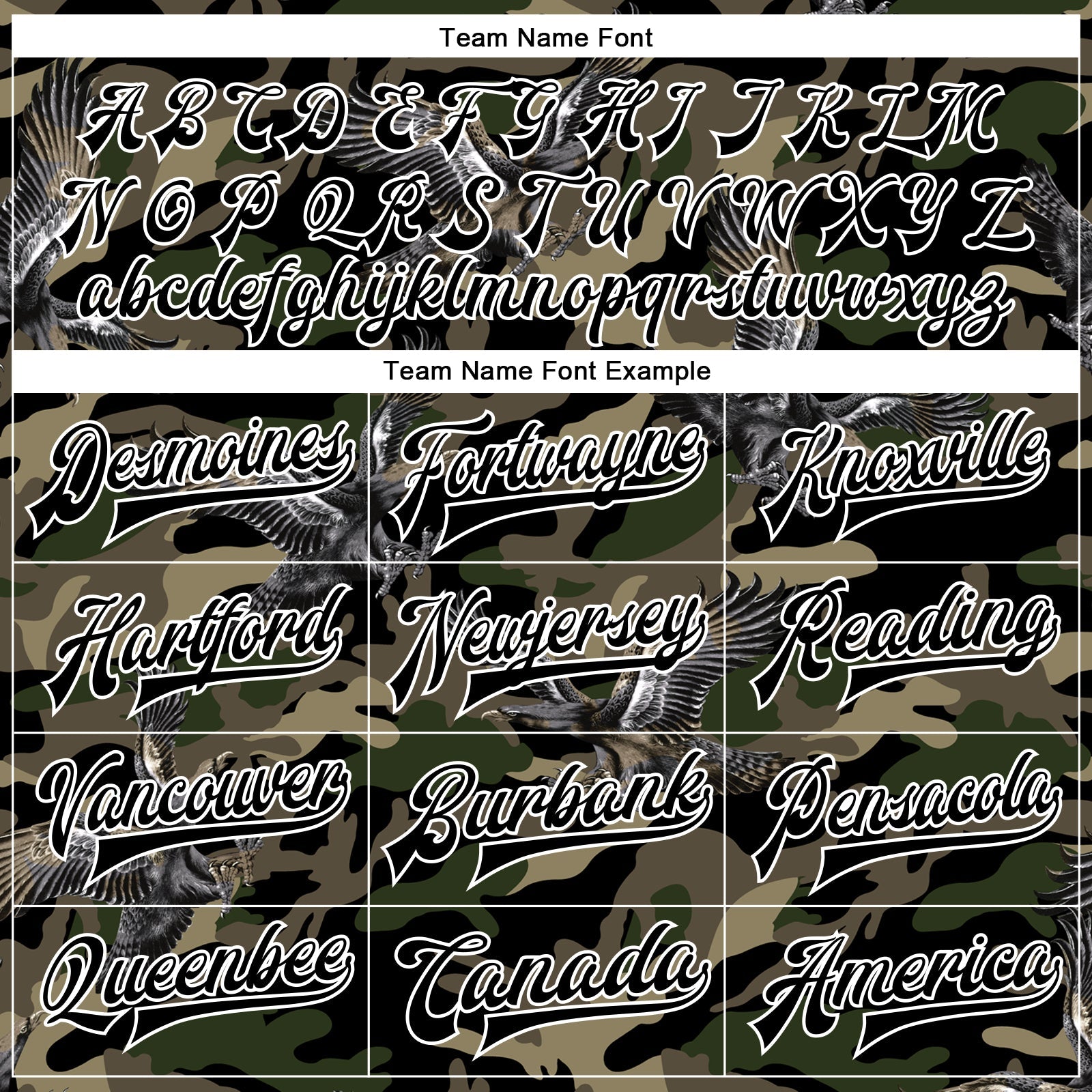 Custom Camo Black-White Eagle 3D Pattern Design Bomber Full-Snap Varsity Letterman Salute To Service Jacket view 6