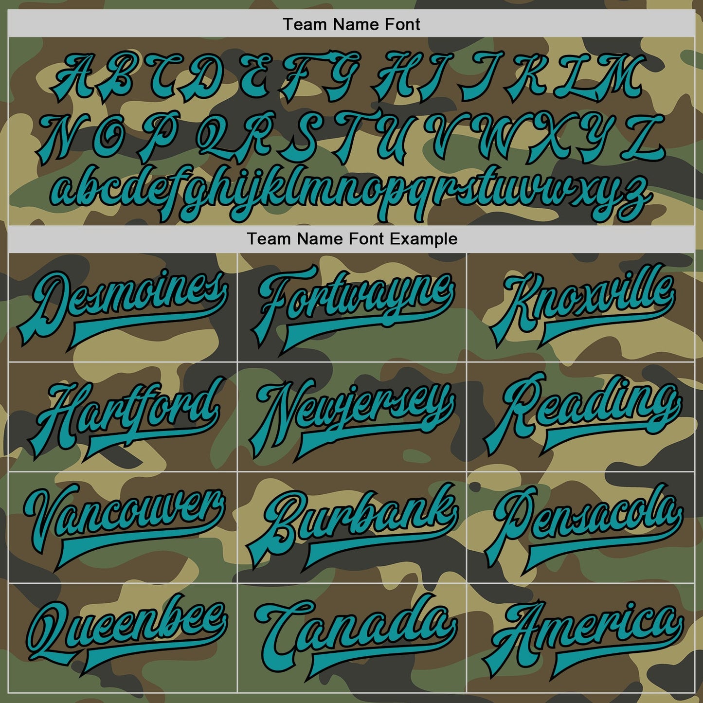 Custom Camo Teal-Black Bomber Full-Snap Varsity Letterman Salute To Service Jacket view 6