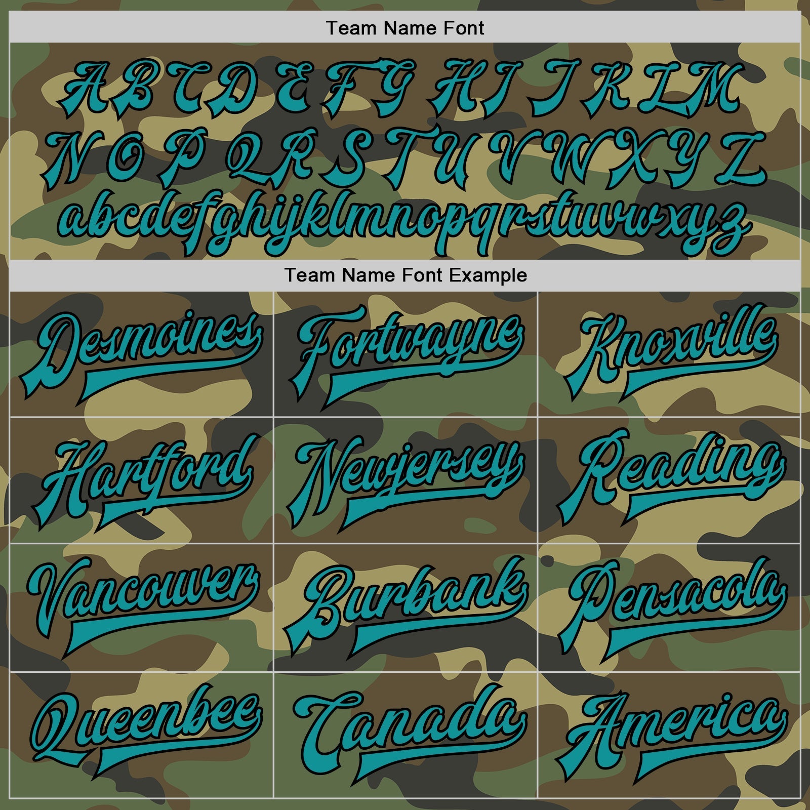 Custom Camo Teal-Black Bomber Full-Snap Varsity Letterman Salute To Service Jacket view 6