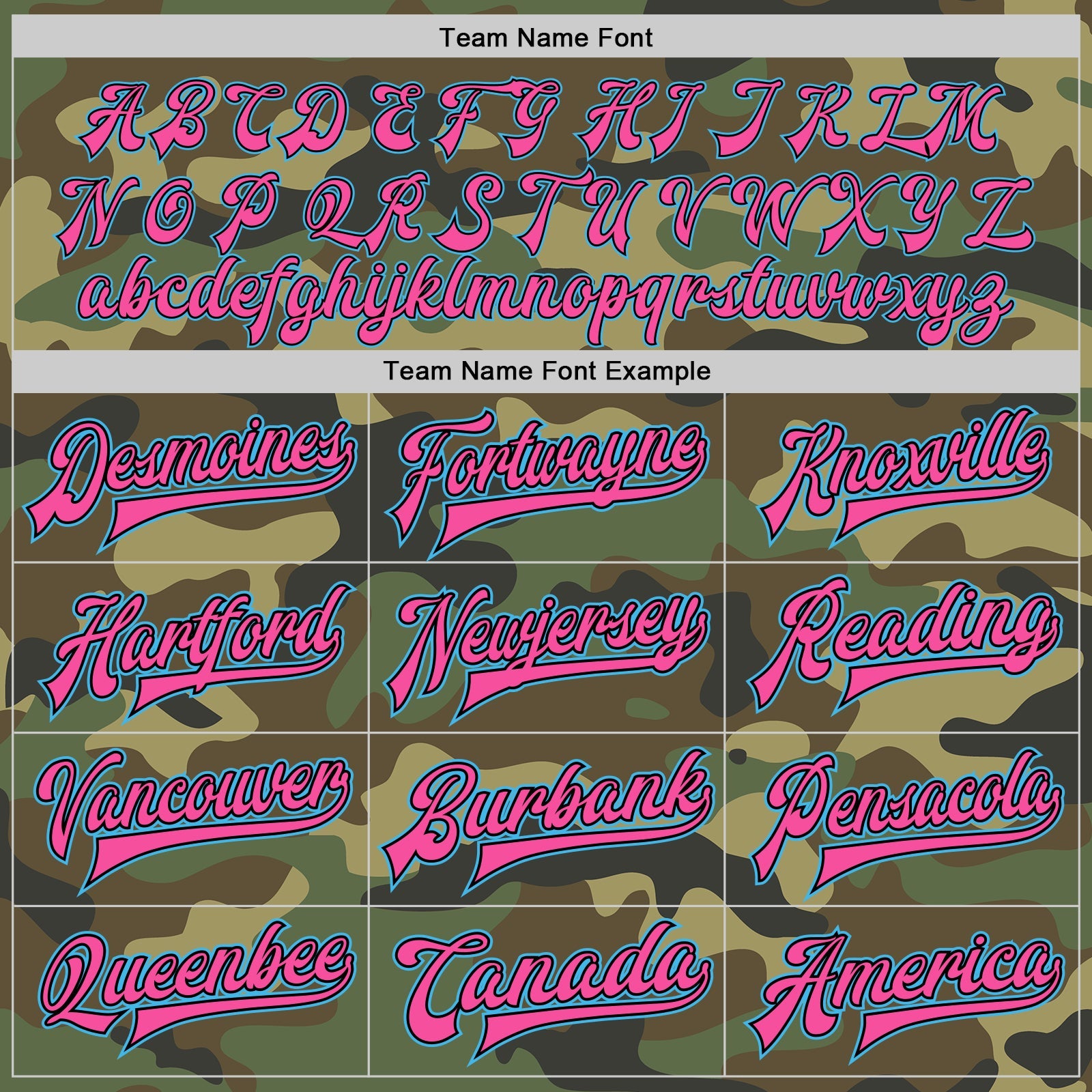 Custom Camo Sky Blue Black-Pink Bomber Full-Snap Varsity Letterman Salute To Service Jacket view 6