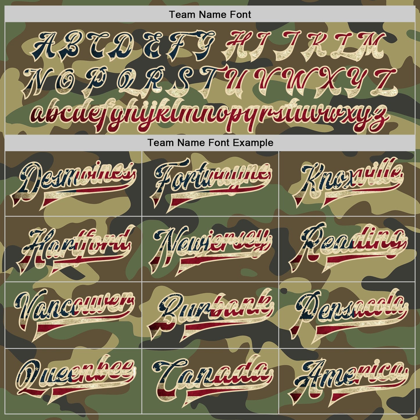 Custom Camo Vintage USA Flag City Cream Crimson-Black Bomber Full-Snap Varsity Letterman Salute To Service Jacket view 6