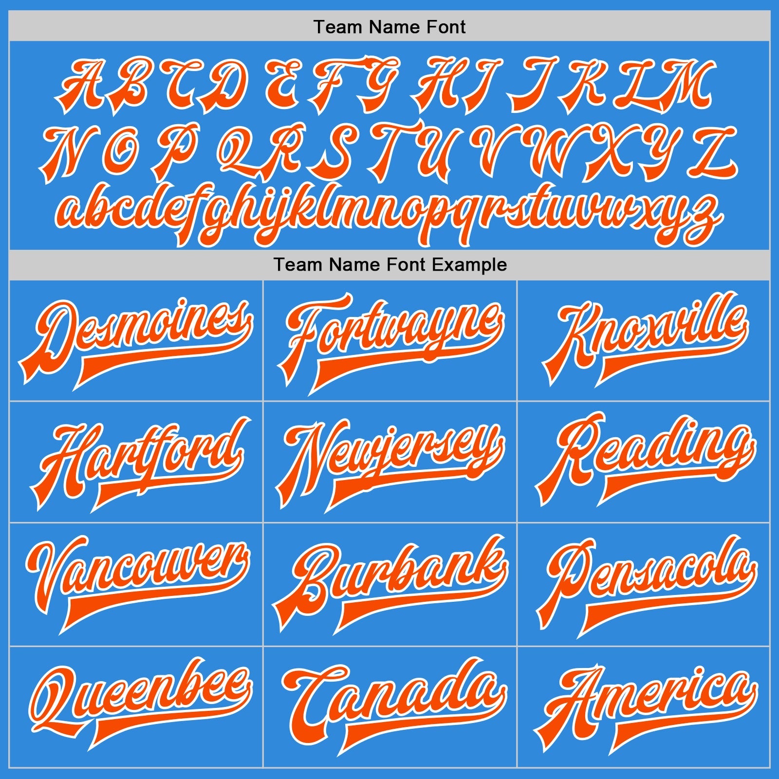 Custom Powder Blue Orange-White Bomber Full-Snap Varsity Letterman Jacket view 6