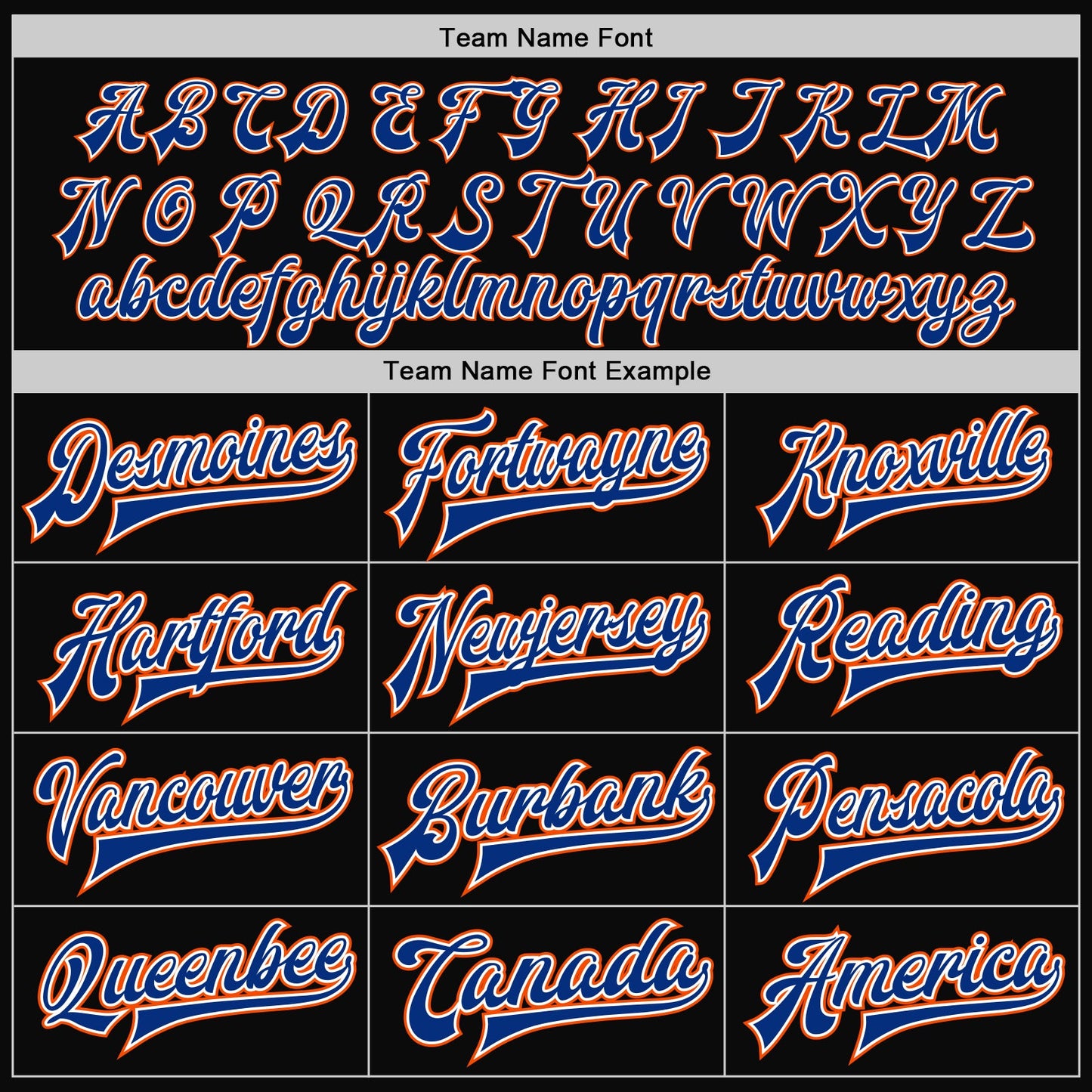 Custom Black Orange Pinstripe Royal-White Bomber Full-Snap Varsity Letterman Jacket view 6