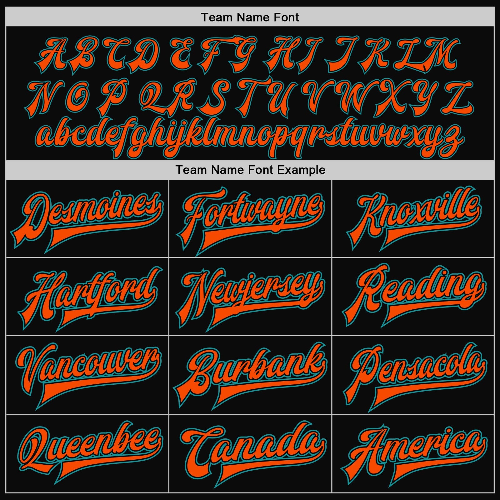 Custom Black Teal Pinstripe Orange Bomber Full-Snap Varsity Letterman Jacket view 6