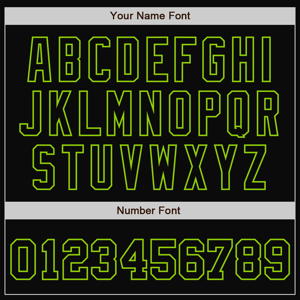 Custom Black Neon Green Pinstripe Neon Green Bomber Full-Snap Varsity Letterman Jacket view 7