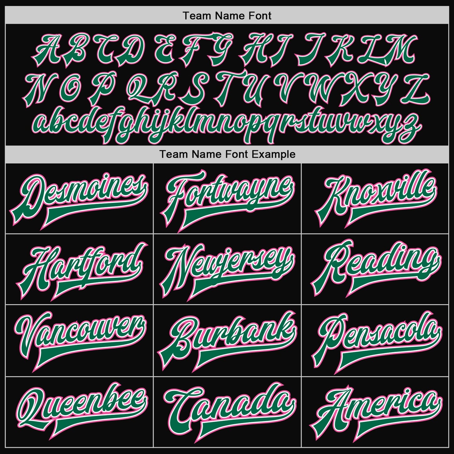 Custom Black White Pinstripe Pink-Kelly Green Bomber Full-Snap Varsity Letterman Jacket view 6