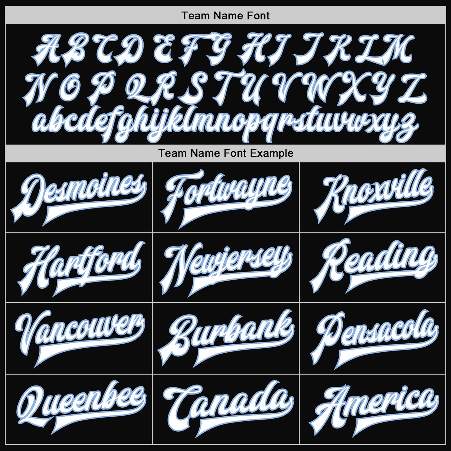 Custom Black White Pinstripe Light Blue Bomber Full-Snap Varsity Letterman Jacket view 6