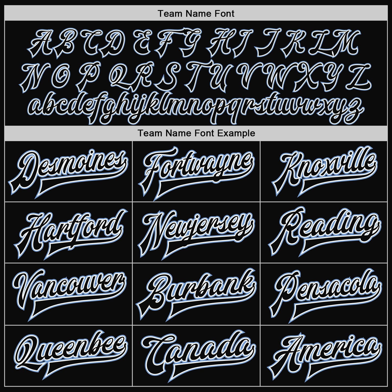 Custom Black White Pinstripe Light Blue Bomber Full-Snap Varsity Letterman Jacket view 6