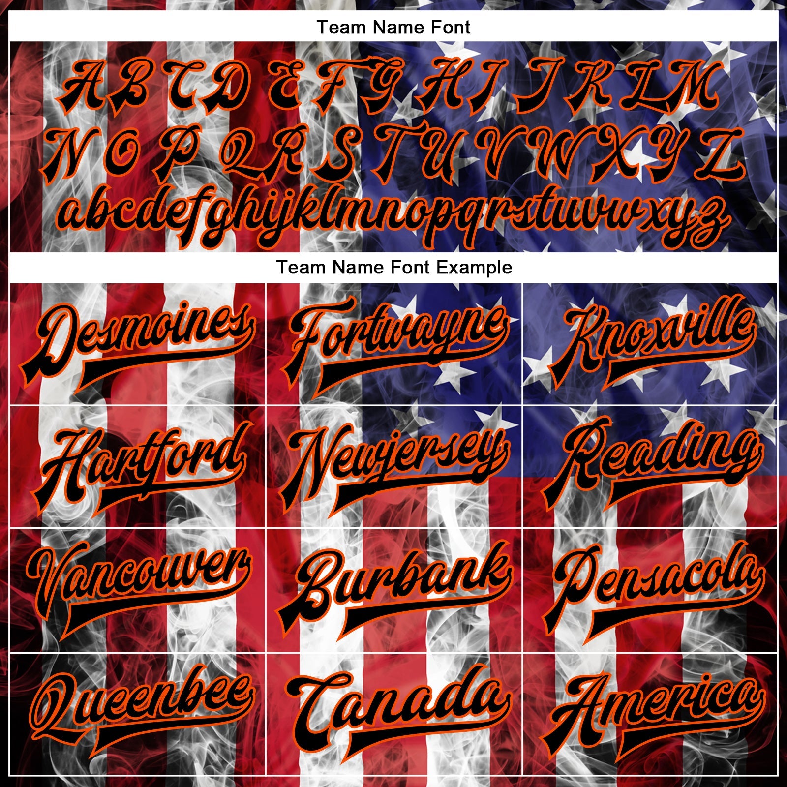 Custom Royal Black Orange-Red American Flag With Head Of Bull 3D Pattern Design Bomber Full-Snap Varsity Letterman Jacket view 6